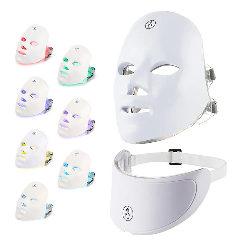 Masque facial à photons LED - Luminothérapie