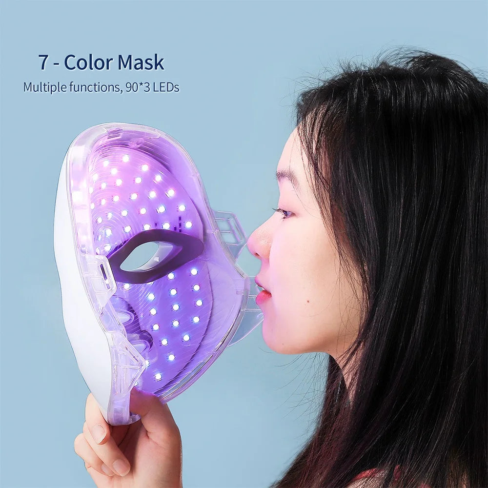 Masque facial à photons LED - Luminothérapie