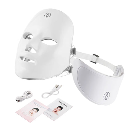 Masque facial à photons LED - Luminothérapie